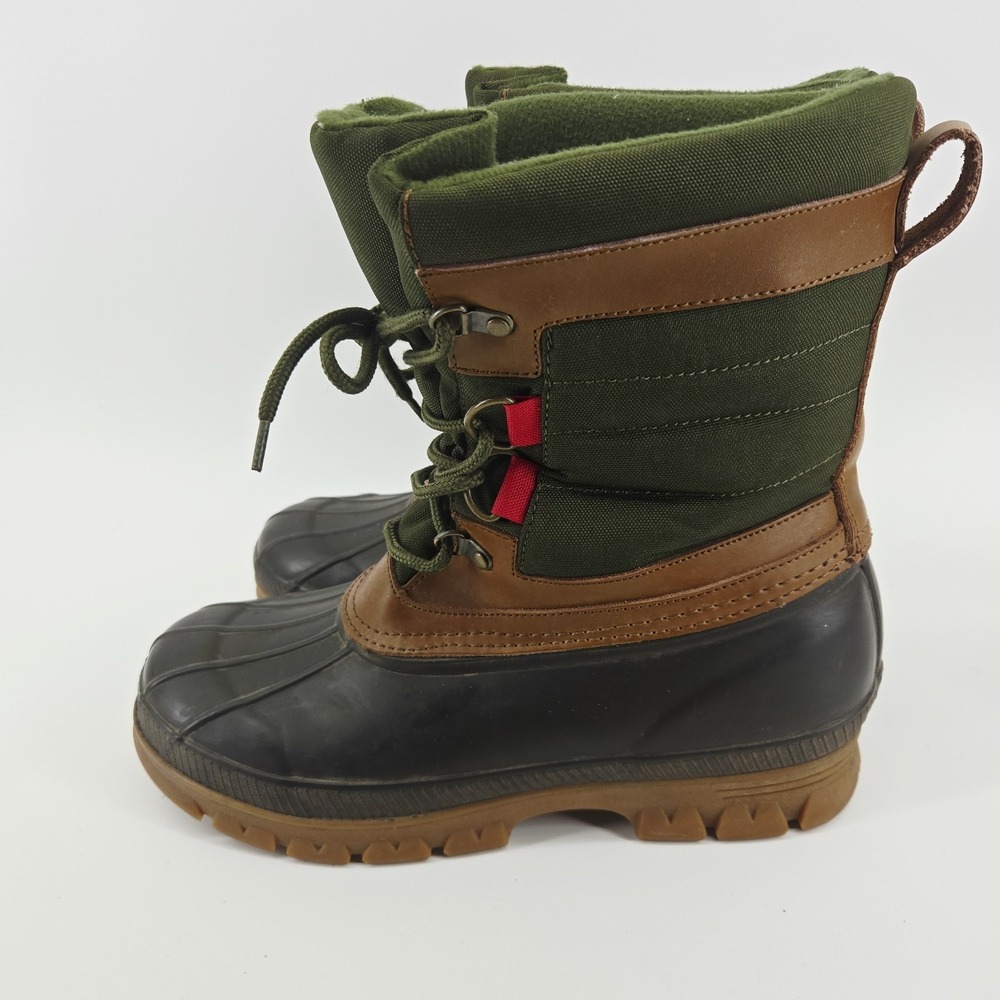 Vintage Mens 9 Lands End Snow boots Water Repellent sherpa Duck Boots